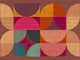 Mid-Century Modern Rainbow Rounds
