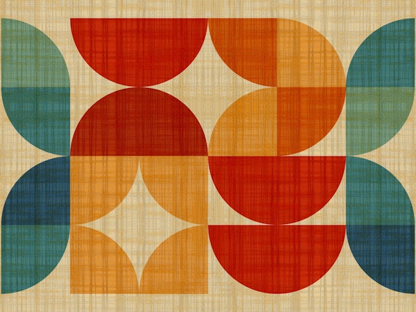 Mid-Century Modern Retro Geo