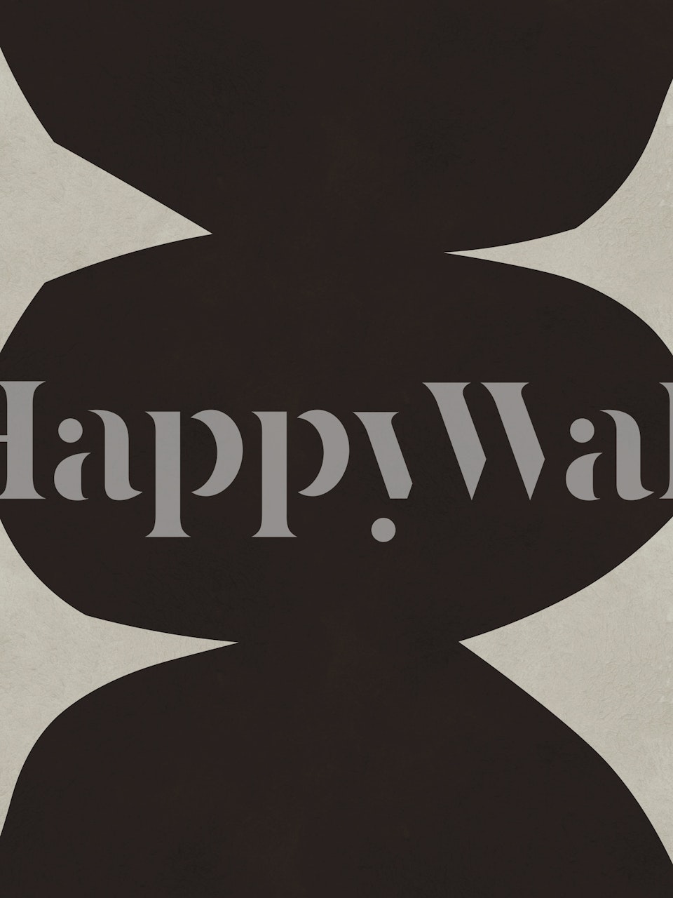 Minimalistiset geometriset muotoiset seinämaalaukset vastakkaisilla sävyillä