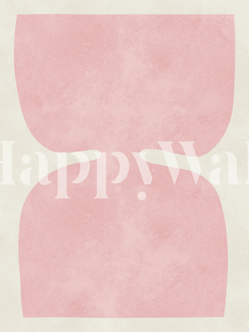 Pink abstract shapes on a textured light background wallpaper
