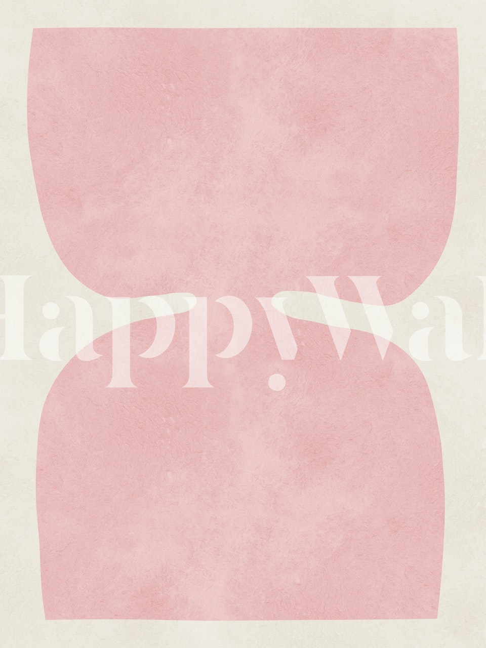 Geometric modern art tapet i et rom