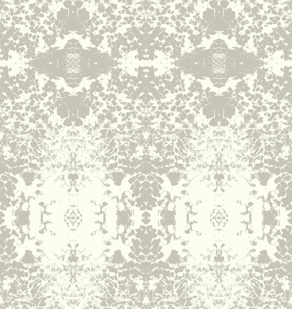 Abstract Nature Inspired Damask Touch - Grey