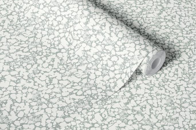 Abstract Textured Nudge – mint and whitewallpaper roll