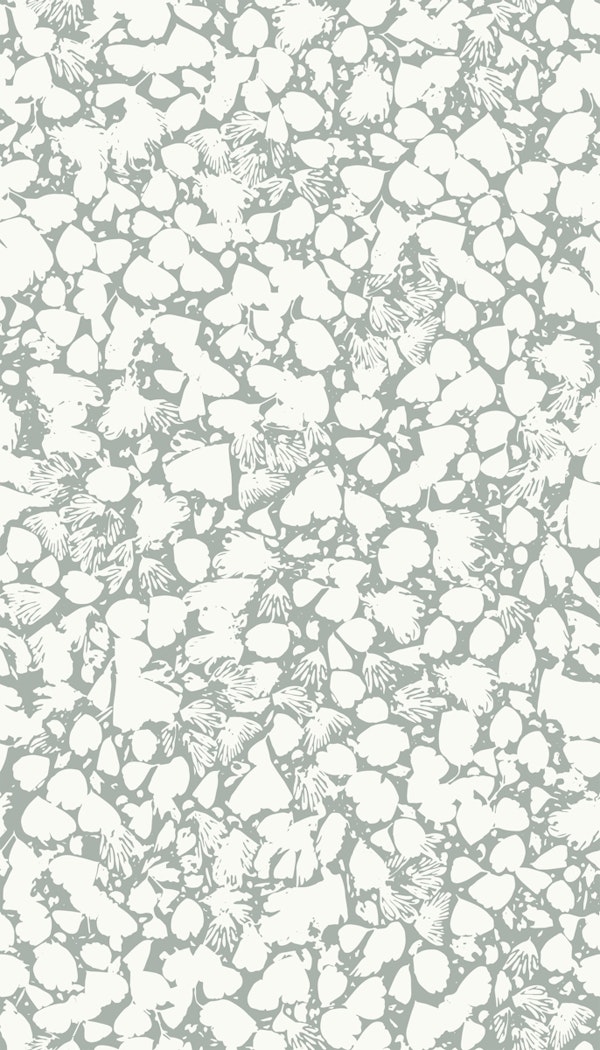 Abstract Textured Nudge – mint and white