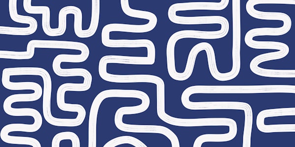 Abstract Line Blue 2