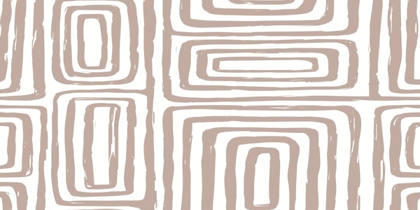 Abstract Garden Beige