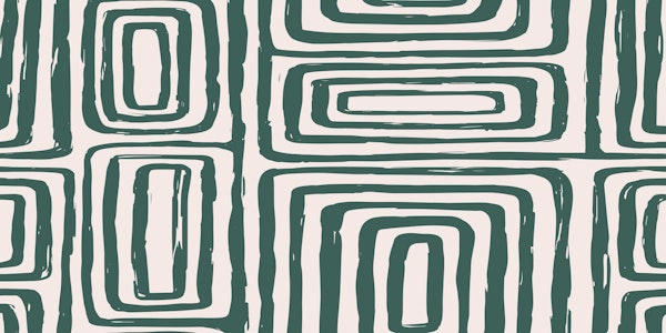 Abstract Garden Green