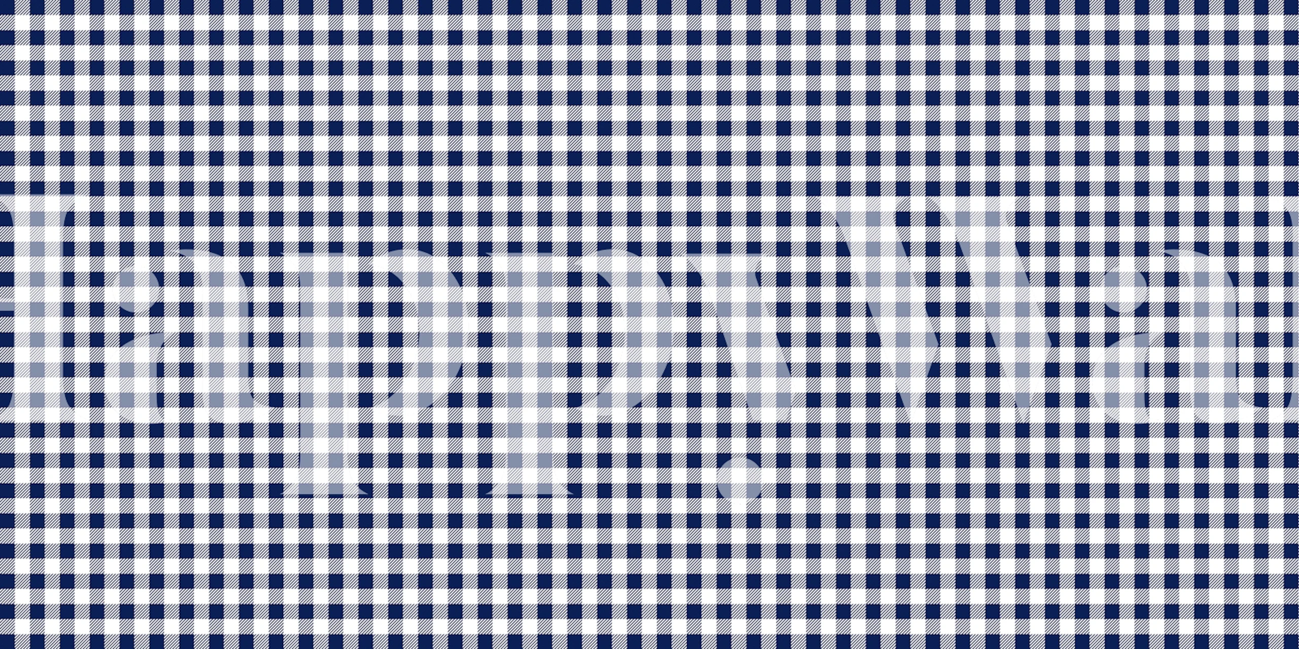 Navy blue and white gingham pattern wallpaper