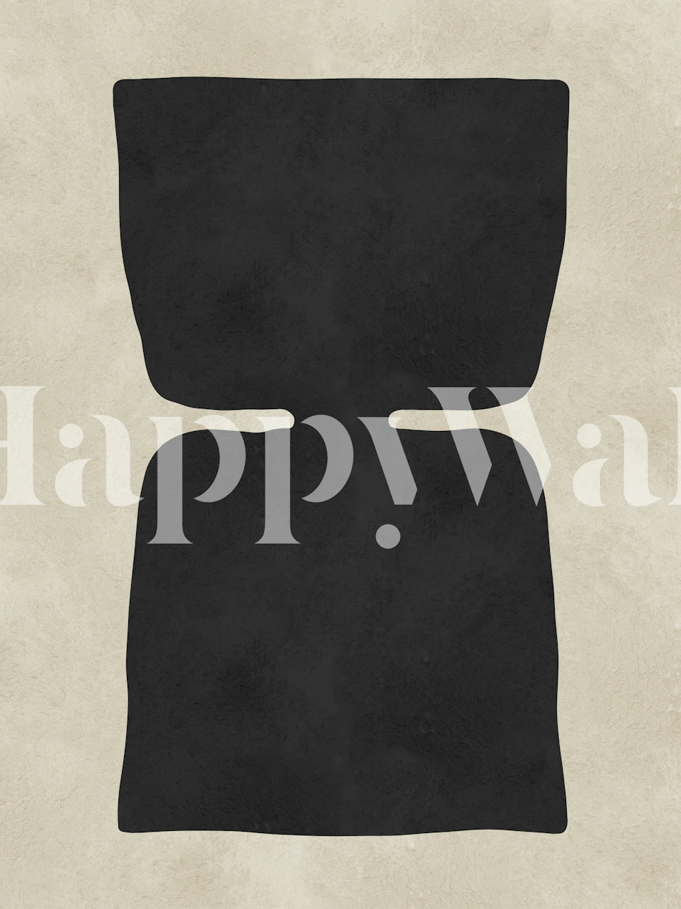 Geometric modern art Tapete in einem Raum