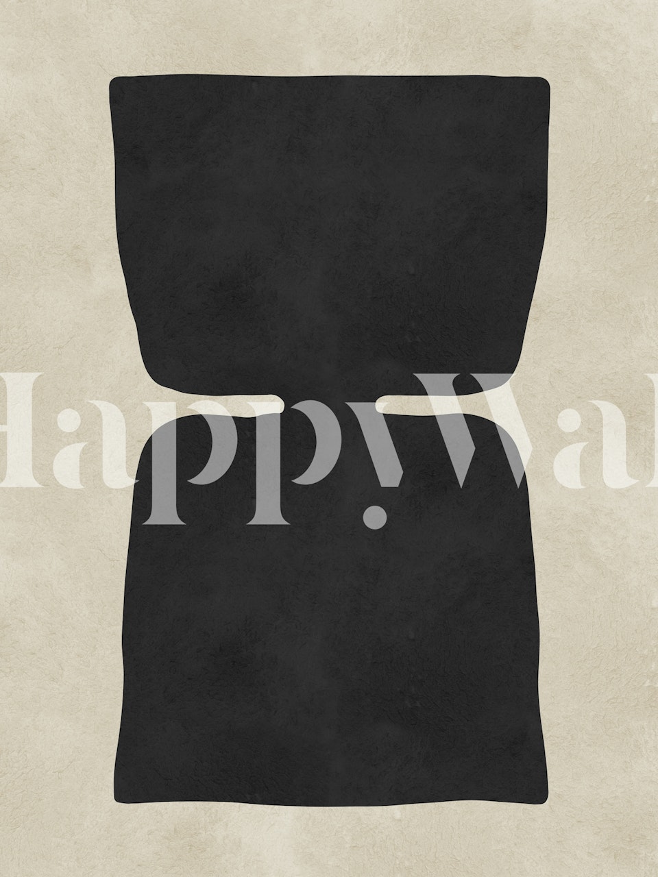 Geometric modern art wallpaper in a room