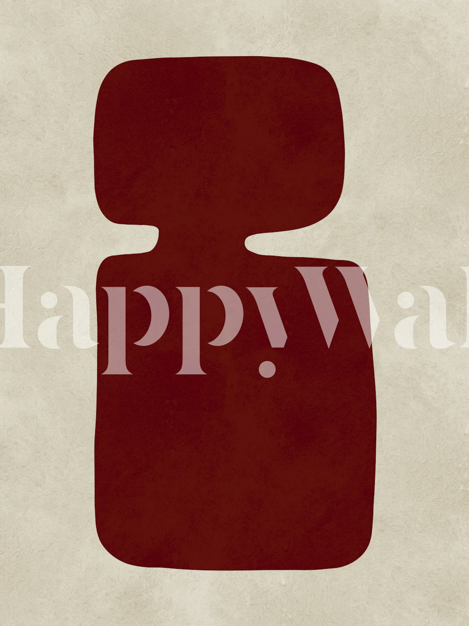 Abstract geometrisch patroonbehang in de kamer