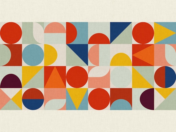 Mid Century Bauhaus Vivid 2