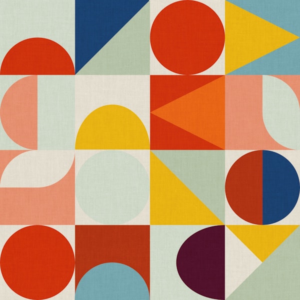 Mid Century Bauhaus Vivid 3