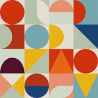 Mid Century Bauhaus Vivid 4 ταπετσαρία