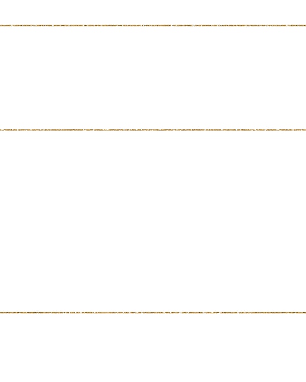 Gold horizontal stripes