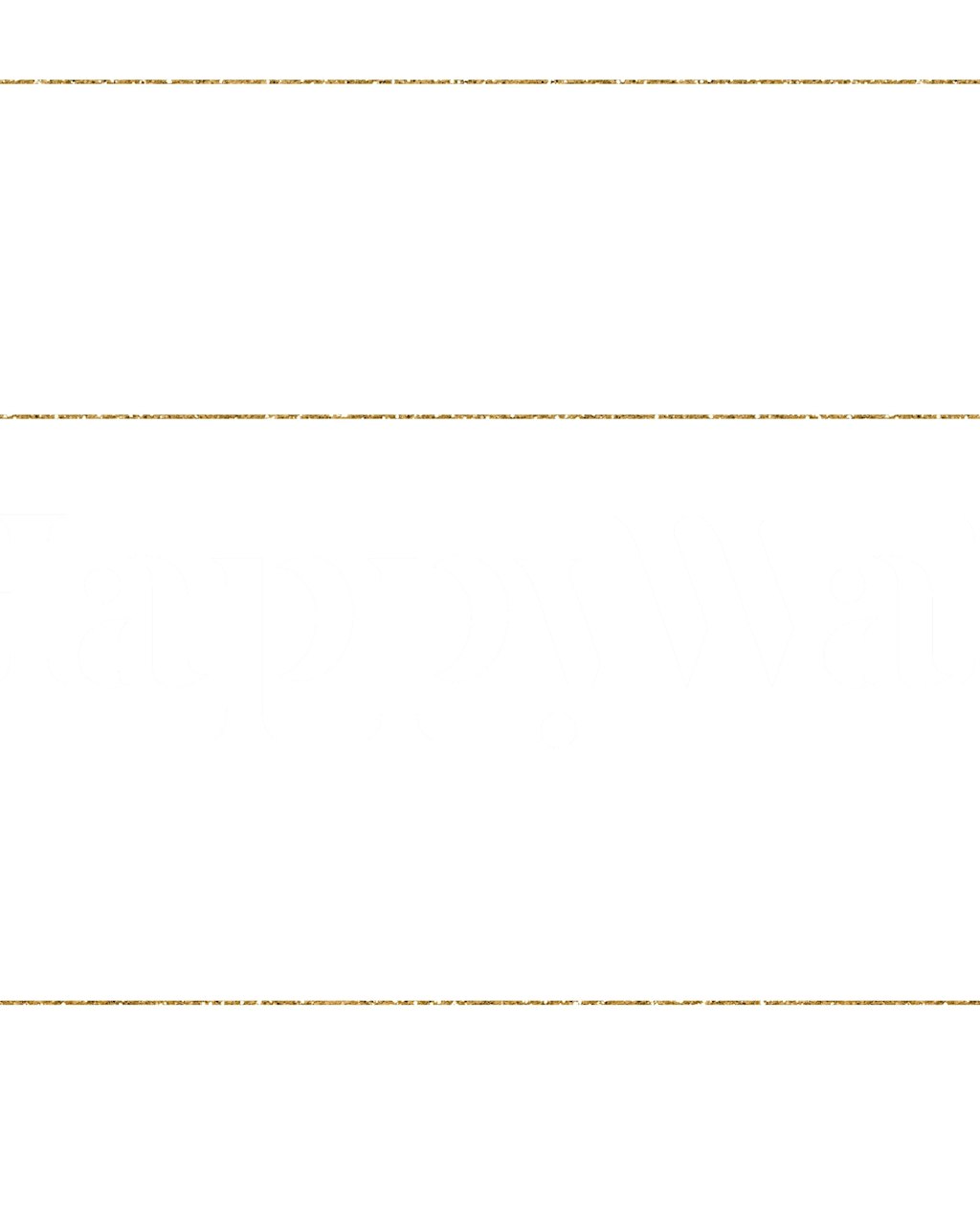 Gouden horizontale strepen muur muurschildering