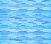 Blue Aqua Waves tapete