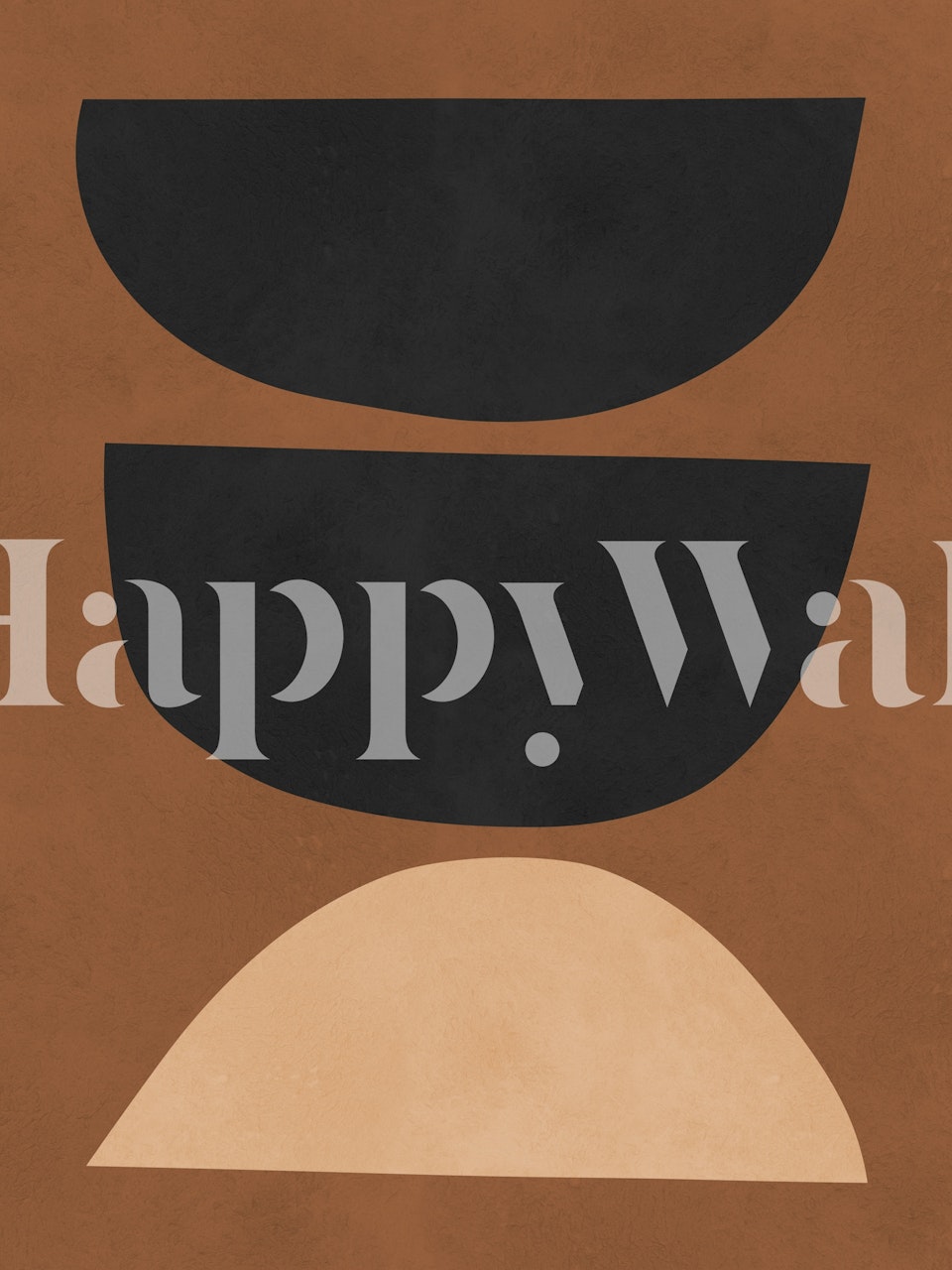 Papel pintado Tribal shapes en una habitación