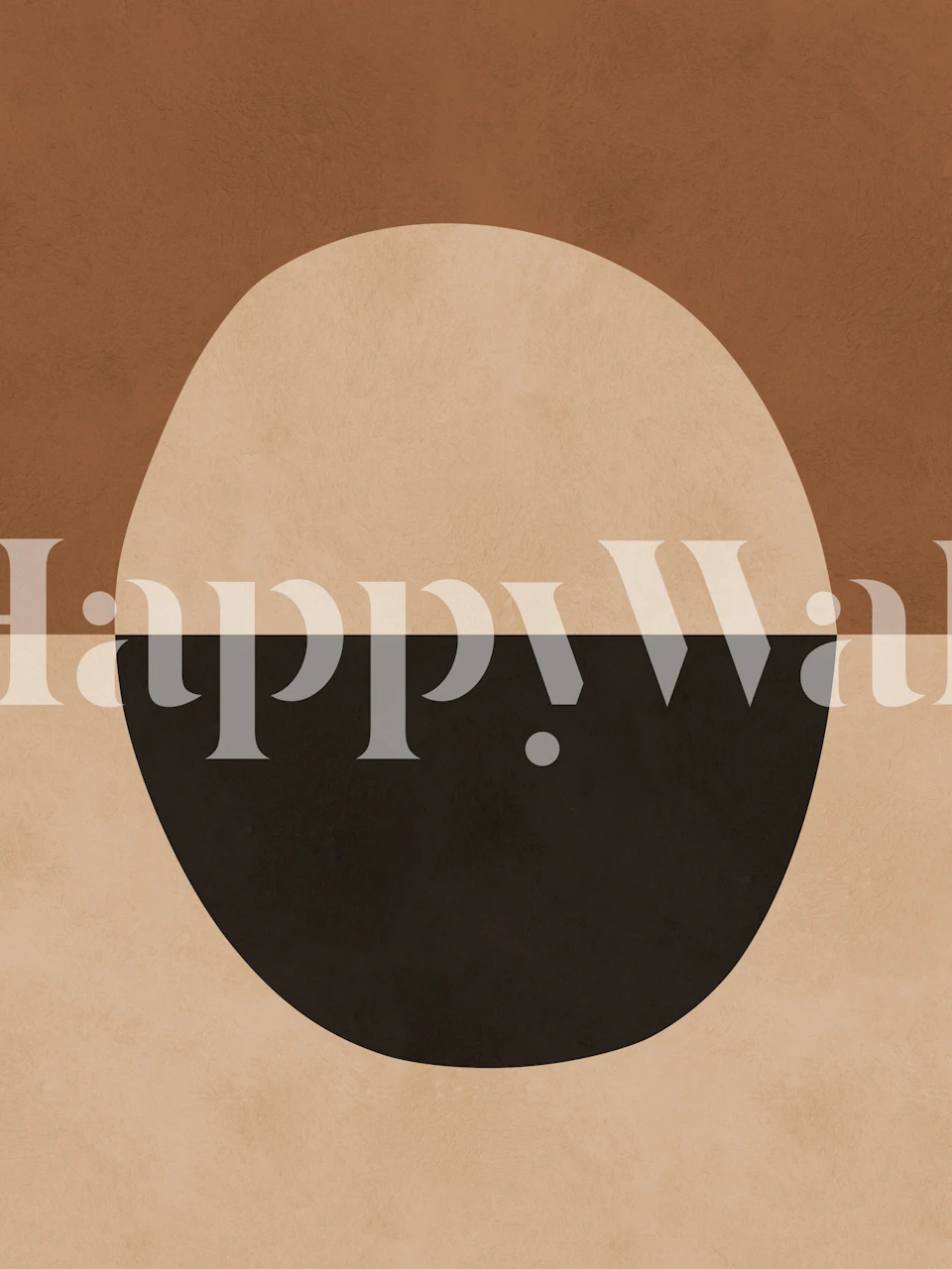 Tribal shapes 5 tapet i ett rum