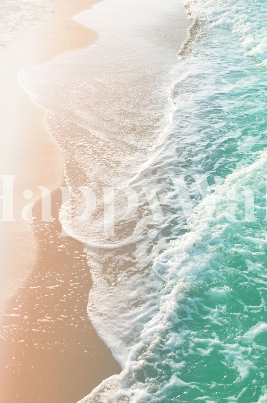 Emerald Beige Ocean Dream tapet i et rom