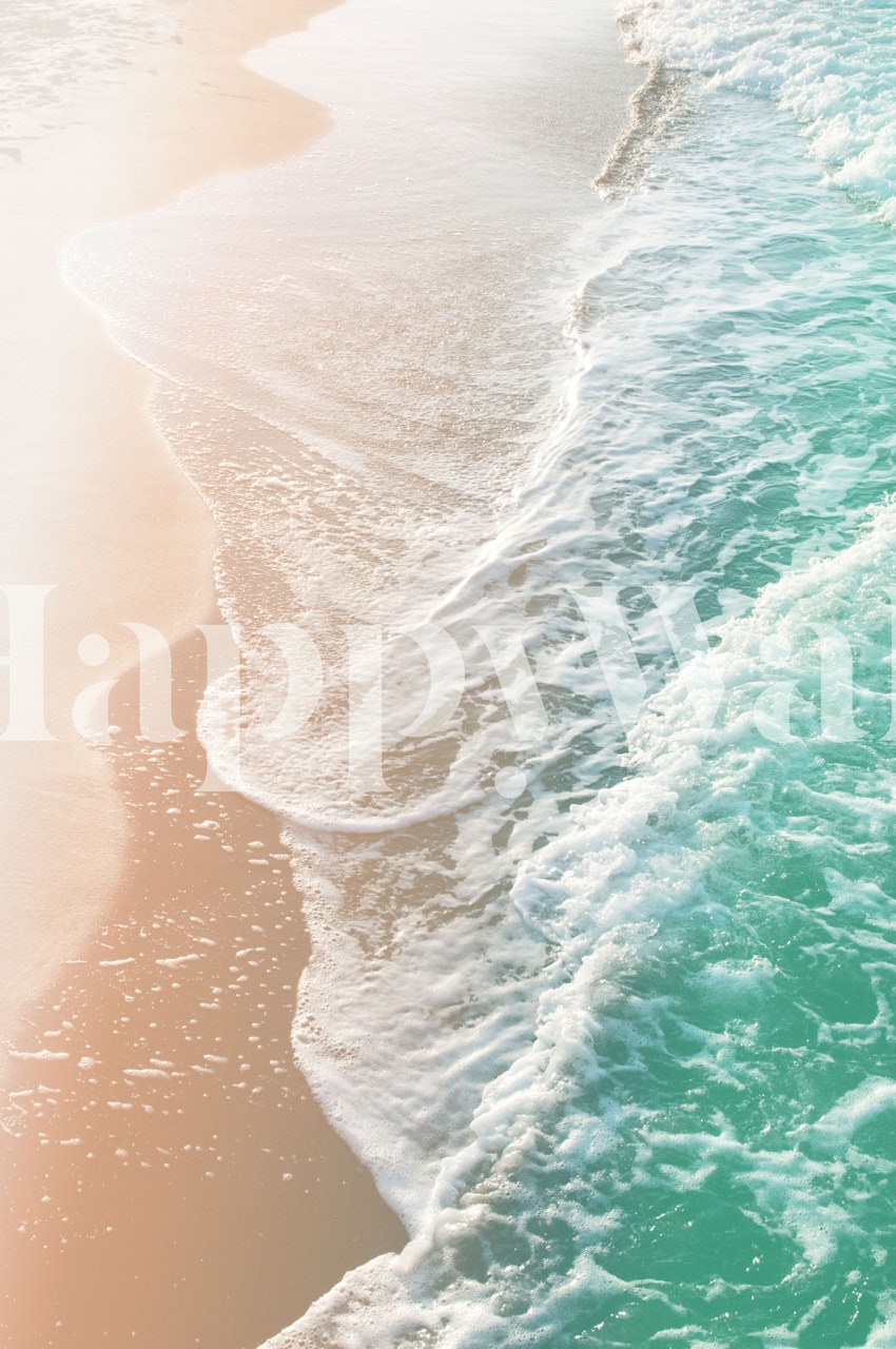 Emerald Beige Ocean Dream tapet i et rum