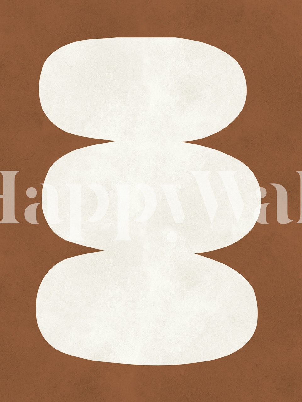 Tribal shapes 7 papel pintado en una habitación