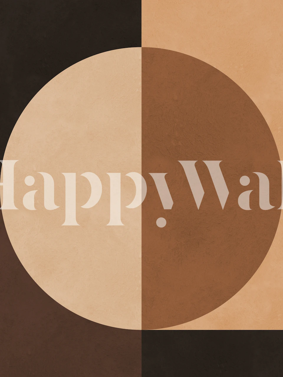 Tribal shapes 14 wallpaper in a room