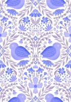 Baroque Blue Birds ταπετσαρία