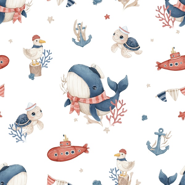 Sailor Buddies - white