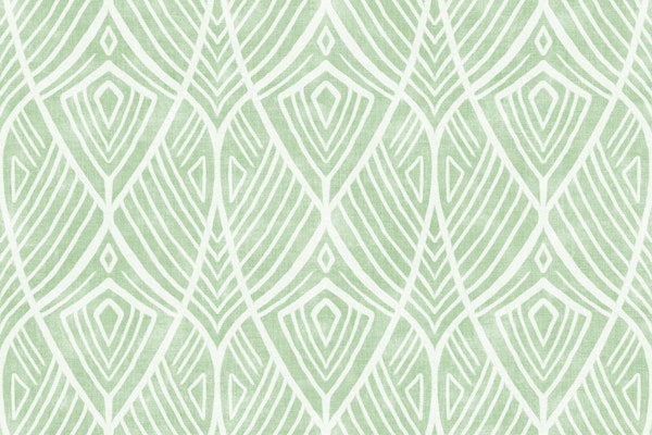 Linework Abstract Art Deco Amphora on Sage