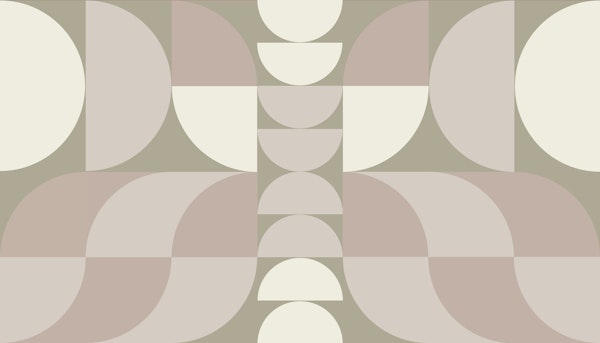 Soft Beige Bauhaus Geometry