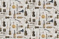 Classic Music Instruments And Notes papiers peint