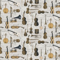 Classic Music Instruments And Notes wallpaper