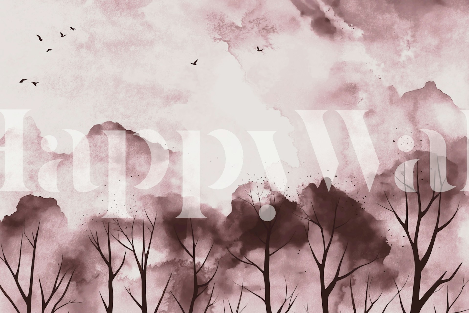 Dream Forest Art wallpaper in a room