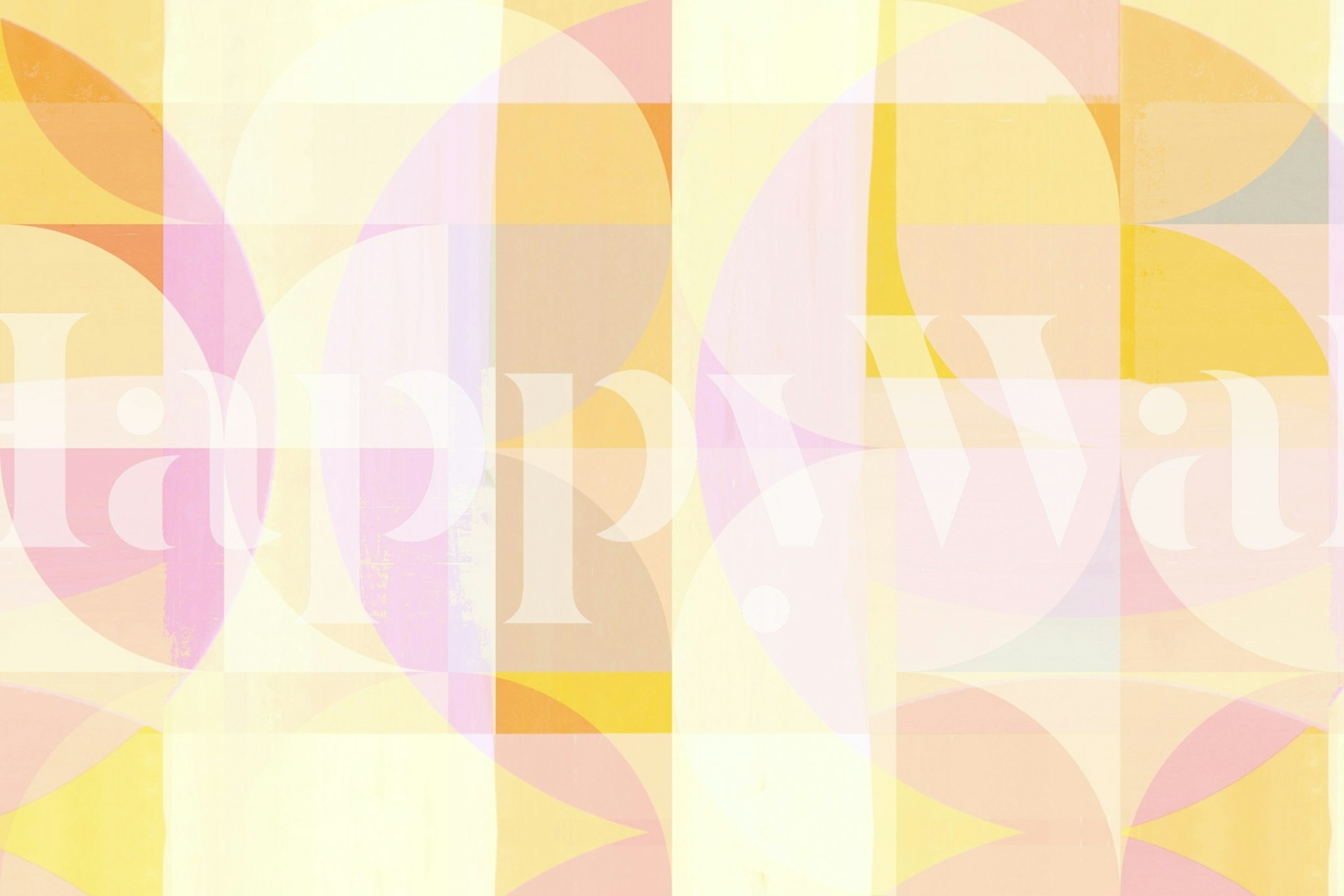 Organic Bauhaus Mosaic tapet i et rum