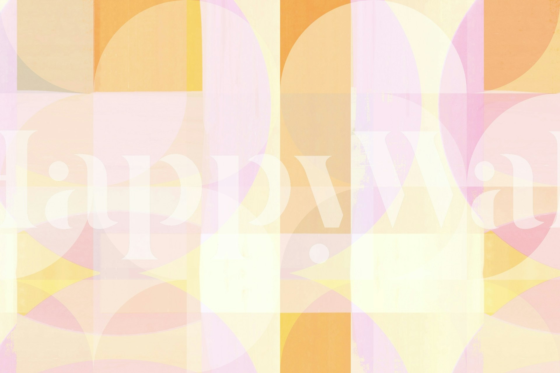 Light Organic Bauhaus wallpaper in a room