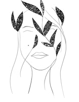 Glitter Lady 1 tapete