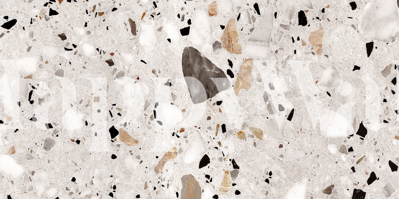 Natural Stone Terrazzo Art tapetti huoneessa
