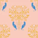 Art Nouveau Birds and Roses 6