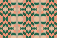 Mid Century Bauhaus Pattern Art papiers peint