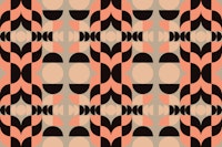 Delicate Bauhaus Pattern papiers peint
