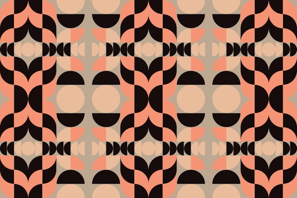 Delicate Bauhaus Pattern