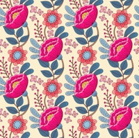 Alice Flowers Pink wallpaper