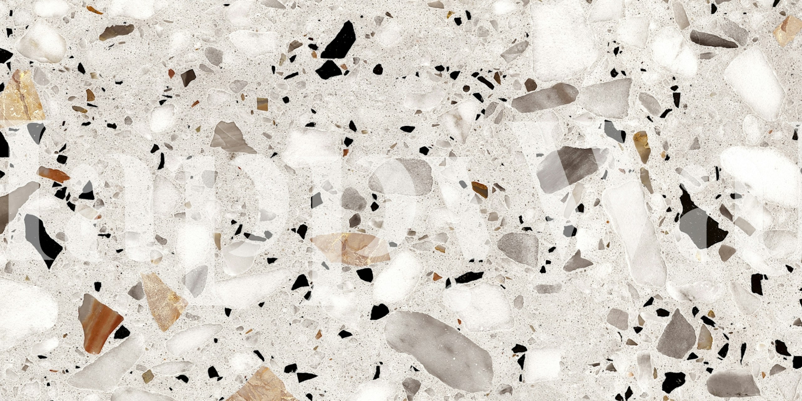 Terrazzo Multi, Chalk tapet vist i et rum