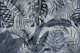 Blue Jungle Tropical Monstera Palm Leaves