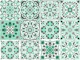 Mixed Ceramic Tiles 4 - Turquoise