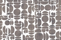Rustic Bauhaus Fabric Texture Cutout Geo wallpaper