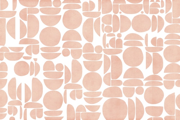 Peach Fabric Texture Cutout Geometry