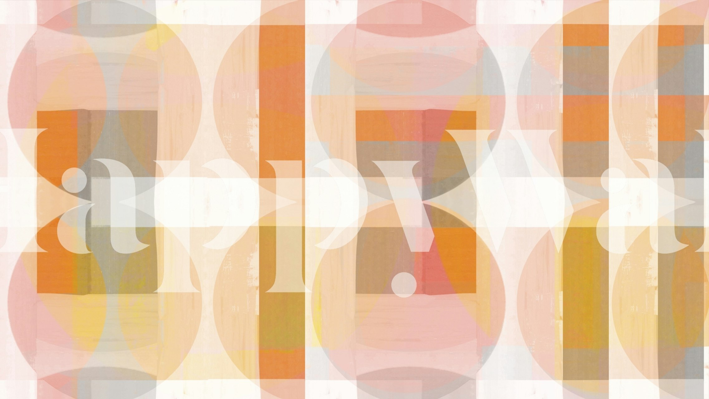 Tapeta Contemporary Bauhaus Abstract v pokoji