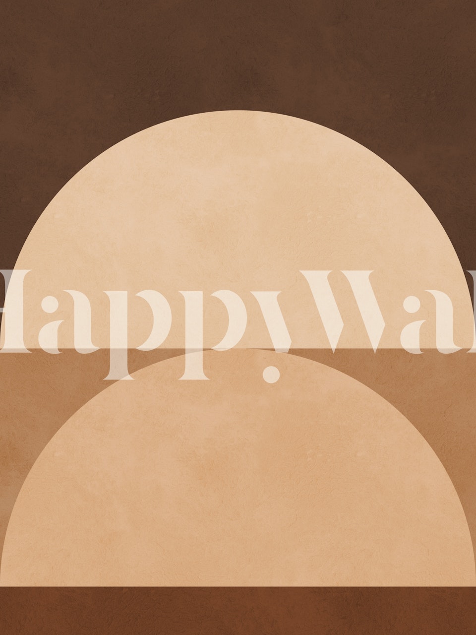 Tribal shapes 16 wallpaper in a room